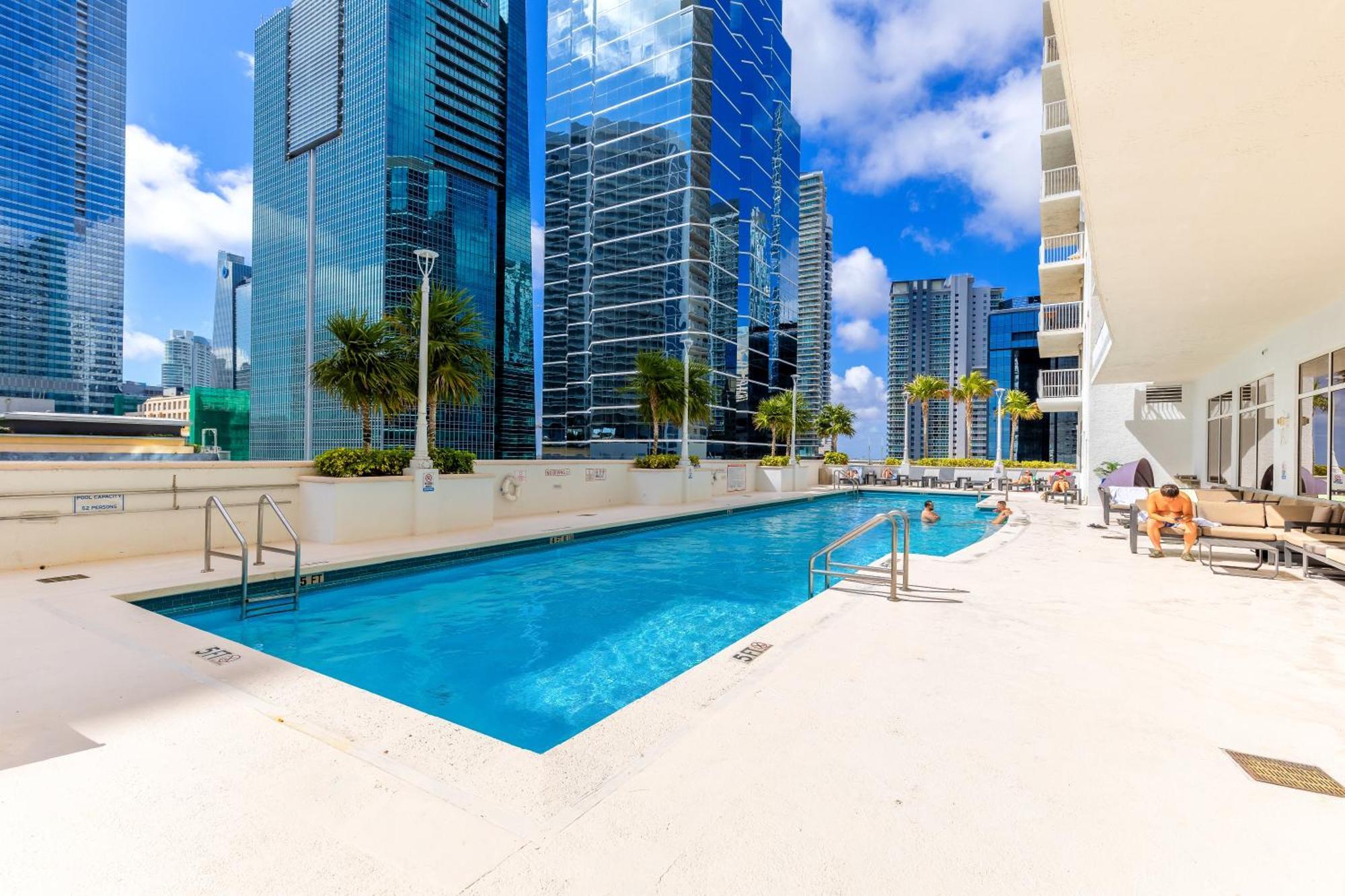 Upscale Brickell 3 Bedroom With Water Views And Free Parking Miami Exterior foto